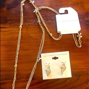 Brand new necklace and earring set